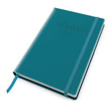DEBOSSED A5 NOTEBOOK - TURQUOISE
